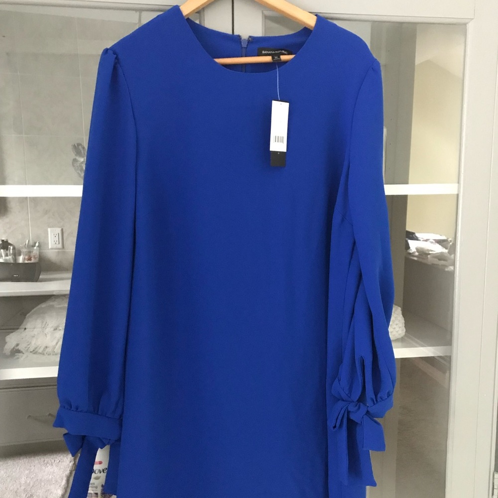 🔥🔥NWT Royal Blue Banana Republic Dress